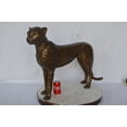 thumbnail image 3 of Nifao Baby Cheetah, Cub, Bronze Statue – Home Decor Sculpture, 30"L x 10"W x 25"H, 3 of 9