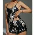thumbnail image 4 of Tnhcen Women's Fashion Floral Print Tank Top & Shorts Sleepwear Set - Thin Strap Sleeveless Summer Pajama for S to L, 4 of 7