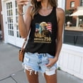 thumbnail image 2 of felwors 250 Anniversary USA Women Tank Tops American 250Th Patriotic Freedom Top (Black, S), 2 of 8