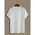 thumbnail image 2 of Especial del Día del Padre: Camiseta informal de verano para hombre con un diseño de estampado único: mezcla de poliéster transpirable, cuello redondo y manga corta., 2 of 6