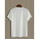 thumbnail image 2 of Father's Day Special: Men's Summer Casual T-Shirt with Unique Print Design - Breathable Polyester Blend, Round Neck, Short Sleeve, 2 of 6