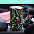 thumbnail image 3 of Gamers Gifts for Men Boys, Gaming 40 Oz Tumbler Cup with Handle and Lid Straw, Cool Gifts for Teen Boy Girls/Boyfriend, Gamepad Game Lovers Water Bottle 1PC, 3 of 6