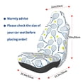 thumbnail image 3 of Wukai Tennis Rackets And Balls Full Set Car Seat Covers with Soft Padding Universal Auto Front Seats Protector and Cushion Mat, 3 of 5