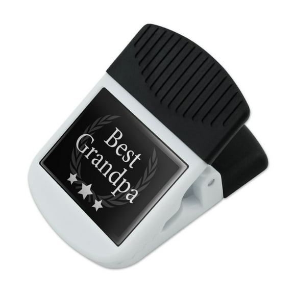 Best Grandpa Award Refrigerator Fridge Magnet Magnetic Hanging Hook Note Snack Clip