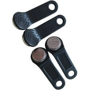 10pcs/lot DS1990A F5 Black Handle Read-only iButton I-Button Non Magnetic TM Electronic Key IB Tags