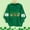 A1638 Green, variant on St. Patrick's Day Sweatshirt for Women Double Clover Heart Graphic Long Sleeve Crewneck Casual Loose Fit Soft Festival Holiday Pullover Top