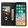 thumbnail image 2 of Allytech Slim Wallet Case for iPhone 14 Pro, Luxury PU Leather + Soft TPU Cover with Card Slots & Cash Pocket, Magnetic Closure Kickstand Shockproof Business Case for Women men - Black, 2 of 9