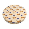 thumbnail image 2 of Lsque Dachshund Round Bar chair cushion covers Velvet Fabric Premium Comfort Protects from Scratches and Stains for 14-17 Inch Chair- 12 inch, 2 of 7