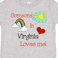 thumbnail image 4 of Inktastic Someone in Virginia Loves Me Boys or Girls Toddler T-Shirt, 4 of 5
