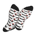 thumbnail image 5 of KLL Christmas Dachshund Print Cool Socks Men's Women's Crew Socks Funny Crazy Novelty Stockings, 5 of 7