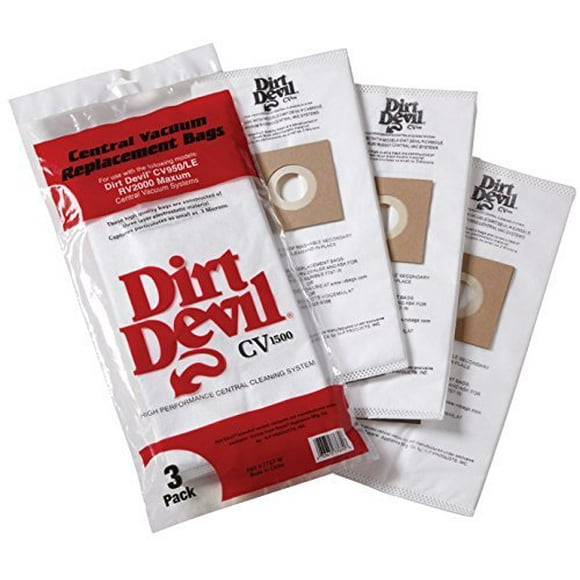 Dirt Devil CV950, CV950LE, RV2000 Maxum Central Vac Bags (9 Bags)