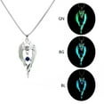 thumbnail image 4 of Fashion Luminous Wolf Pendant Necklace Glow In The Dark Long Necklace Animal Wolf Totem Necklace Sweater Chain Jewelry, 4 of 9