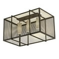 thumbnail image 2 of Meyda Tiffany 188936 Kitzi Golpe 3 Light 32" Wide Flush Mount Ceiling Fixture - Cafe-Noir, 2 of 7
