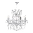 thumbnail image 1 of CWI Lighting Maria Theresa 9 Light Up Chandelier With Chrome Finish, 1 of 2