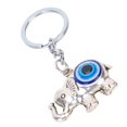 thumbnail image 3 of Blue Eyes Keychain Elephant Turkish Style Alloy Colored Glaze Pendant for Ladies Bag Car Interior, 3 of 8