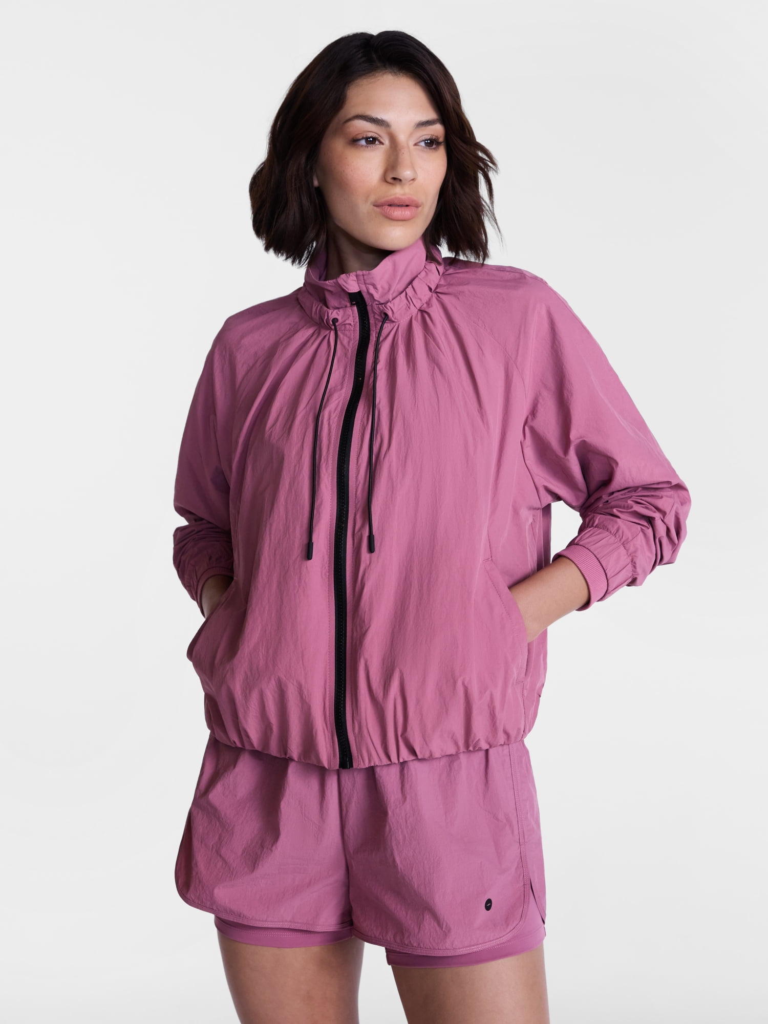 Avia Women's and Women's Plus Crinkle Jacket, Sizes XS-4X