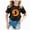 H735-Black, variant on TOWED22 Toddler Girl Boy Halloween Shirt Kid Cute Graphic T-Shirt Kids Short Sleeve Spooky Season Gift Tee Tops