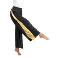 thumbnail image 6 of inhzoy Womens 2Pcs Liturgical Praise Dance Dress with Wide-Leg Pants Worship Church Outfit Black XL, 6 of 7