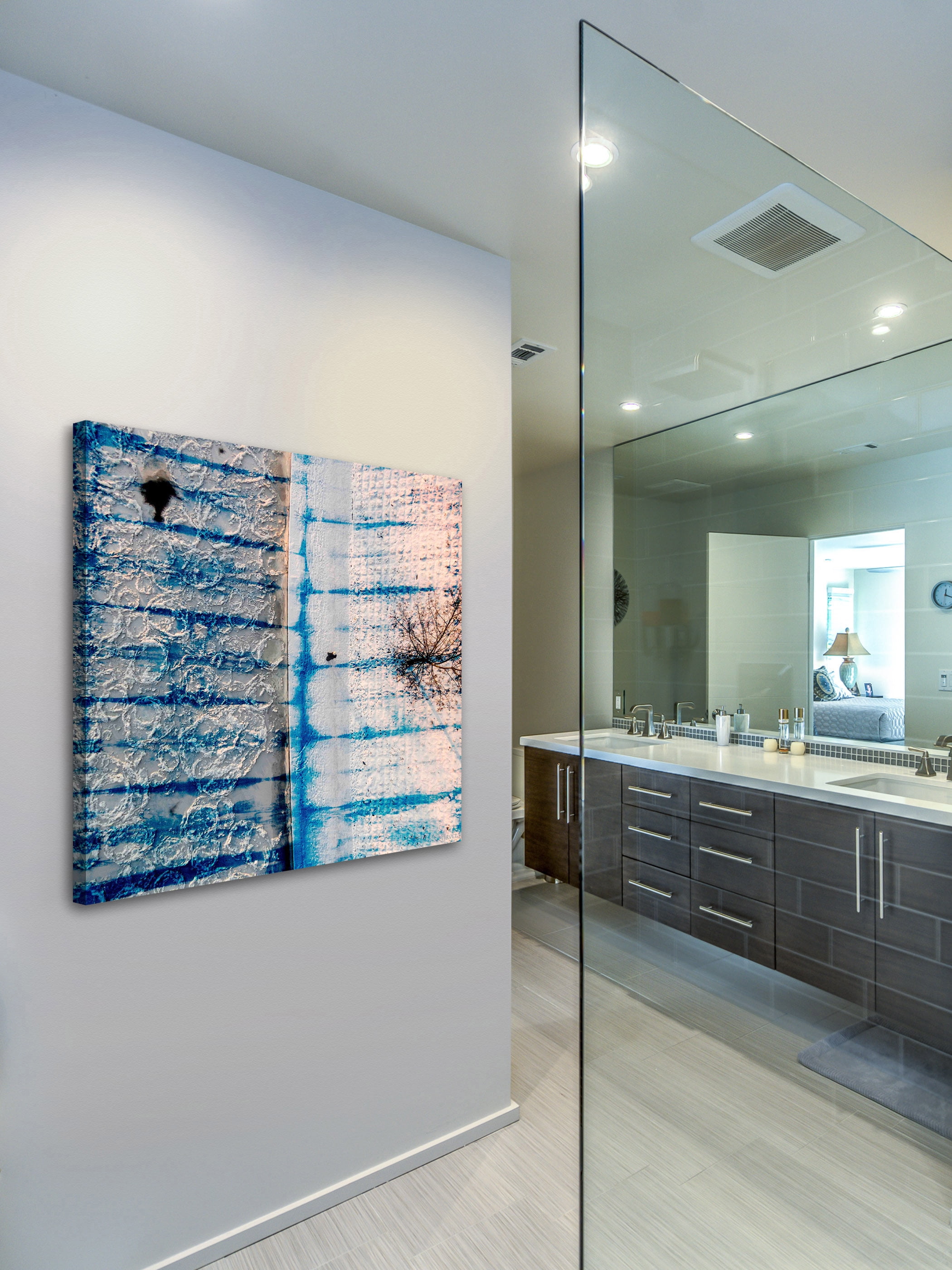 "Changing Landscape" Painting Print on Wrapped Canvas