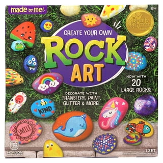 Dan&Darci Glow in the Dark Rock Painting Kit - Arts & Crafts Kits Gifts for  Boys and Girls Ages 4-12 