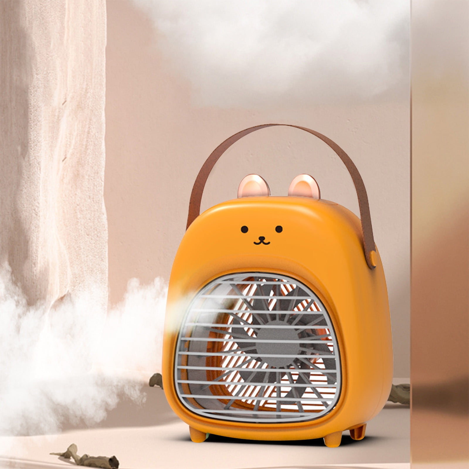 PHIGZNT Portable Air Conditioners, Portable AC Unit Evaporative Air Cooler 180°Auto Rotation, 3 Wind Speeds, 2-4H Timer, Personal Mini Cooling Fan for Home Room Bedroom Office Camping