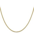 thumbnail image 2 of 14k Yellow Gold 2.1 mm D.C Open Franco Chain, 2 of 5