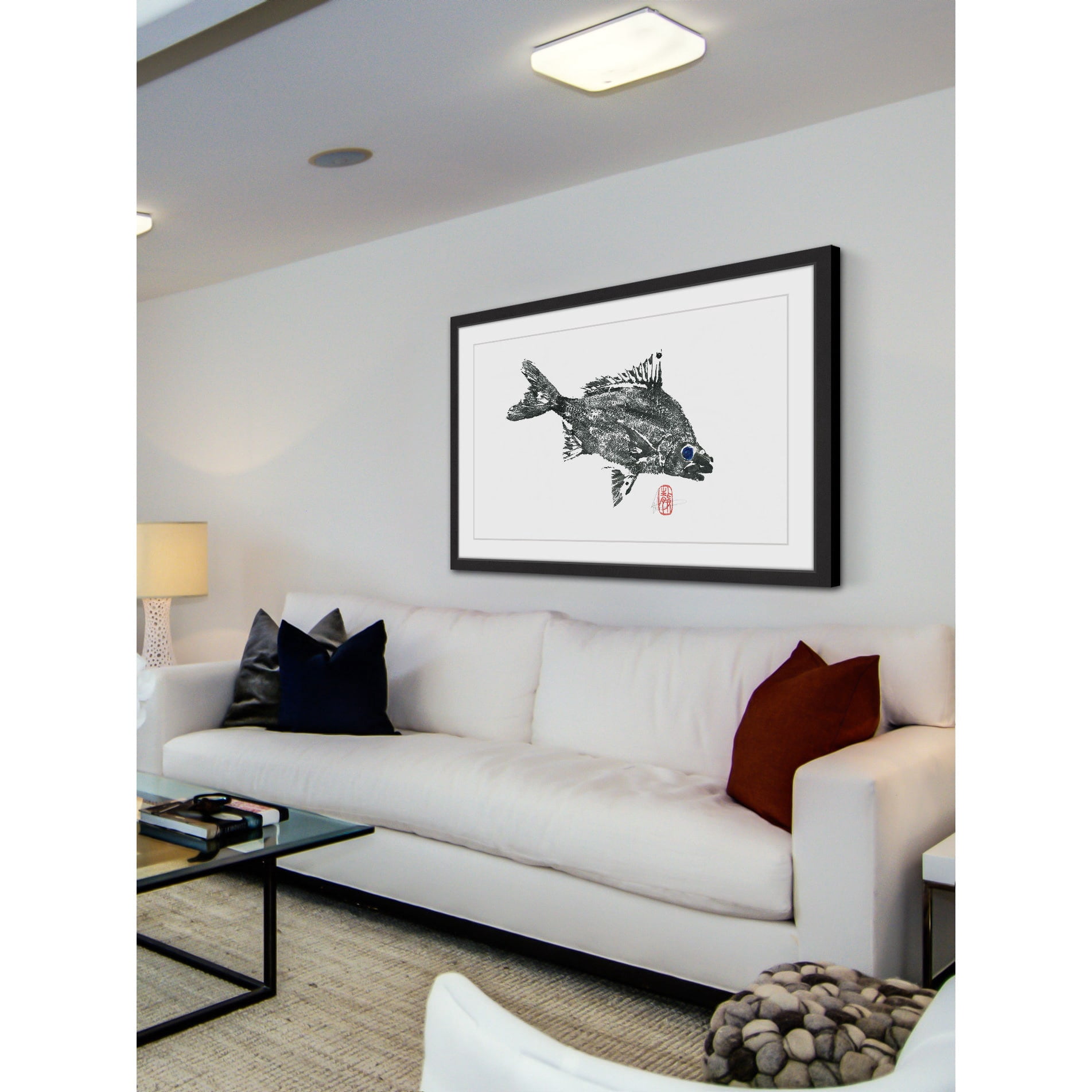"Silver Bream" Framed Painting Print