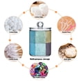 thumbnail image 5 of Ckdifva Coloful Grids Storage Jar with Lid Acrylic Organization Storage Containers Set of 2, 5 of 7