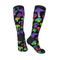 thumbnail image 4 of Balery Bright Mushrooms Fun Novelty Socks Men'S Women'S Crew Socks Funny Crazy Novelty Socks Quirky And Cool Socks, 4 of 9