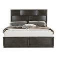 thumbnail image 5 of Belani Wood Panel Bed Set, King Bed, Dresser, Mirror, Two Nightstands, and Chest, Espresso, 5 of 15