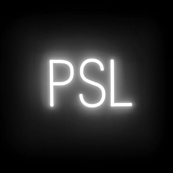 SpellBrite PSL LED Sign for Business. 12.5" x 6.3" White PSL Sign Has Neon Sign Look With Energy Efficient LED Light Source. Visible from 500+ Feet, 8 Animation Settings.