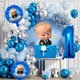 thumbnail image 2 of Juego de 90 piezas de guirnalda de globos con temática de Boss Baby, kit de arco de globos de helio de aluminio para baby shower de recién nacidos, suministros de decoración para fiestas infantiles, 2 of 5