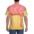 thumbnail image 3 of Bixox Men's Printed Short Sleeve Skinny Athletic T-Shirt, 3 of 6