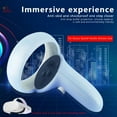 thumbnail image 3 of Touch Controller Grip Cover for Oculus Quest 2, Anti-Sweat Waterproof Anti-Throw Silicone Oculus Quest 2 VR Accessories Set, 3 of 10