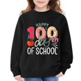 thumbnail image 7 of Ruyang The 100th Day Of School Sweatshirts Girls Cute Graphic Preppy Pullover Sweatshirt Oversized Back To 𝐒chool Shirt, 7 of 7
