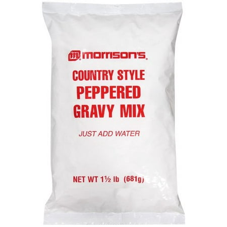 (2 Pack) Morrison's Country Style Peppered Gravy Mix, 1 1/2