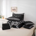 thumbnail image 6 of jejeloiu Chic Cheetah Pattern 7pcs Bedding Comforter Set,Wildlife Animals Leopard Queen Bedding Sets,Gray Black Queen Sheet Sets For Kids,Ultra Soft Home Decor Reversible, 6 of 8