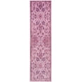 thumbnail image 2 of SAFAVIEH Valencia Rowan Floral Bordered Polyester Runner Rug, Pink/Multi, 2'3" x 8', 2 of 9