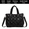 thumbnail image 4 of Bolso de mano acolchado para mujer, bolso de mano tipo shopper, bolso tipo hobo suave e impermeable, bolsos de hombro ligeros para el trabajo, el entrenamiento, 4 of 6