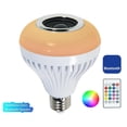 thumbnail image 3 of Lámpara De Altavoz Inalámbrico Bluetooth 4x5-7W LED RGB Luz De Bulbo De Música E27 Regulable Sunnimix Lámpara de bombilla de música, 3 of 8