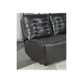 thumbnail image 2 of Global Furniture USA U6066 Blanche Charcoal Faux Leather 3PWR Sectional, 2 of 5