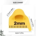 thumbnail image 3 of 3PCS Edge Stitch Hand Sewing Guide,Lock Gauge,Embroidery Lock Stitching Accessories and Gadgets,Precision Stitcher Templates Ruler,Notions & Supplies for Beginners DIY(2MM,Yellow), 3 of 5