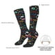 thumbnail image 4 of Fotbe Basketball Calcetas Divertidas Estampadas para Hombre y Mujer, Calcetas de Algodón hasta la Rodilla para Caminar, Correr, Enfermería y Embarazo, 4 of 6