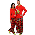 thumbnail image 2 of PajamaGram Christmas Pajamas For Family Matching Christmas Family ​Pajamas Sets, Xmas Elk Reindeer Print Family Christmas ​Pjs Matching Sets Loungewear Outfits, 2 of 5