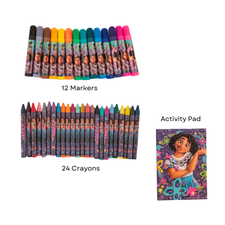 Disney Encanto Creative Coloring Canvas Painting and Activity Set for Kids, 1000+ Pcs