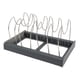 thumbnail image 3 of Estantes para tapas de sartenes, organizador expandible para ollas y sartenes, organizador de utensilios de cocina, estantes para ollas y sartenes, artesanía excepcional, 3 of 12
