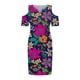 thumbnail image 4 of Moda mujer verano casual manga corta hombro frío hueco v-cuello impreso hueco vestido Fridja qw3972, 4 of 5