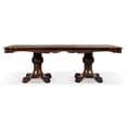 thumbnail image 2 of Furniture of America Albernit Solid Wood Expandable Dining Table in Dark Cherry, 2 of 14