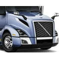 thumbnail image 2 of KOZAK LED DRL Sequential Amber Turn Signal Headlight Compatible with Volvo VNL/VNR 2018-2021, Black Passenger Right Side + Logo, 22" Wipers & Vest, 2 of 8