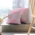 thumbnail image 6 of LALILO Throw Pillow Covers Pink Amp Grey Chevron Chevron Pink Zig Cushion Cover 18" x 18", 4433 Pack, 6 of 6
